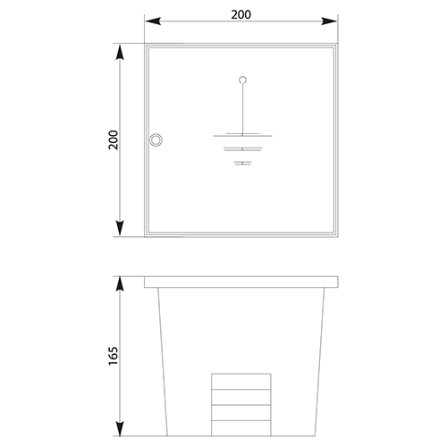 Puszka do złącza odgromowego IP40 IK10 SZO 35 05 ELEKTRO PLAST